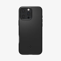 ACS07978 - iPhone 16 Pro Max Case Thin Fit (MagFit) in Black showing the back